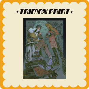 [ TRIGUN ] | Legato + Zazie Holographic Print