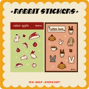 [ ORIGINAL ] | Bunny Sticker Sheets