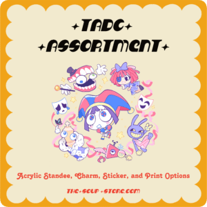 [ THE AMAZING DIGITAL CIRCUS ] Sticker, Print, and Standee