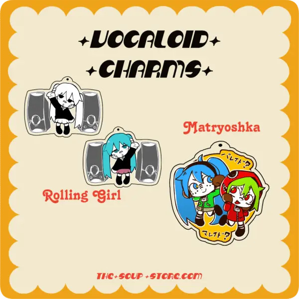 [ VOCALOID ] | Rolling Girl/Matryoshka Miku Charms