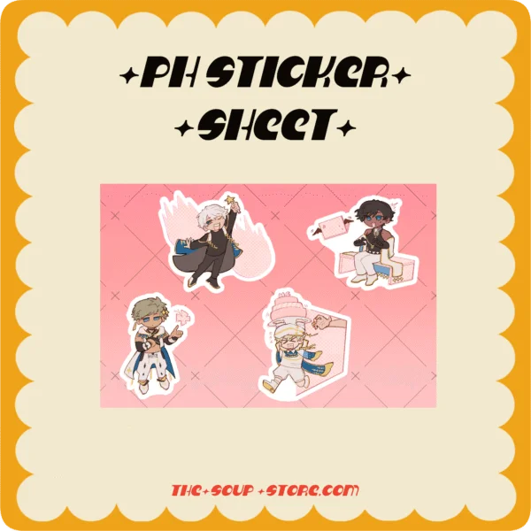 [ OBEY ME! ] | Purgatory Hall Sticker Sheet